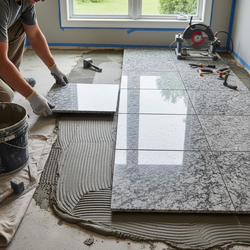 Granite Floor Installation